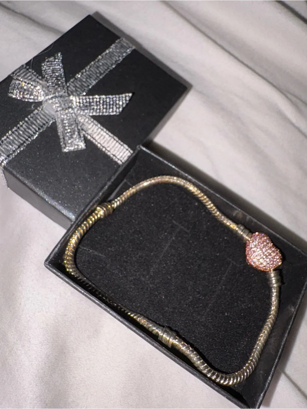 Women's Chain Bracelet with Heart